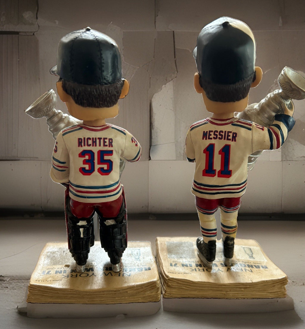 Mark Messier Mike Richter Rangers 1994 Stanley Cup bobbleheads - photo 2