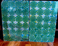 Vari-Vue psychedelic green swirls 14x16 moving motion lenticular picture