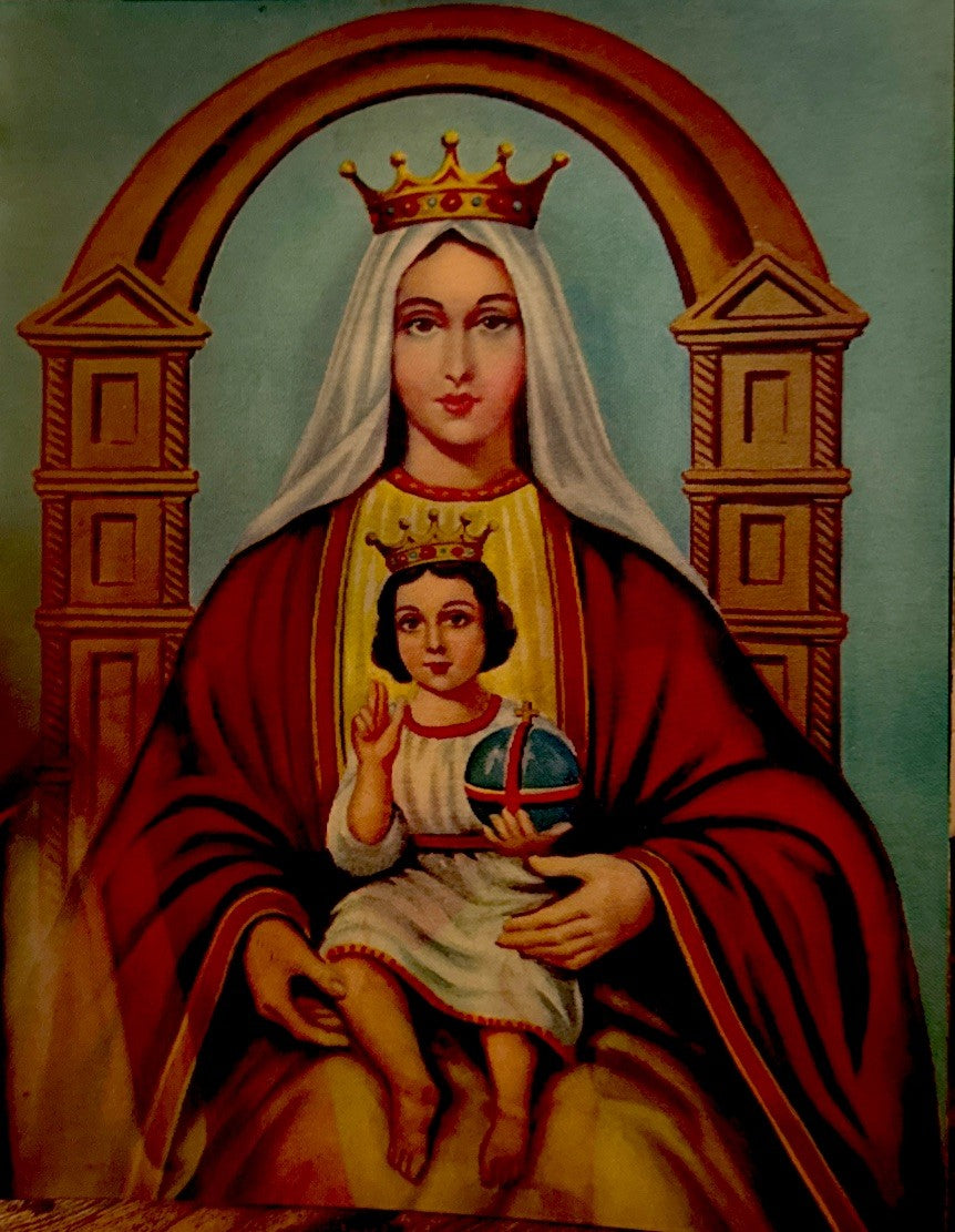Vintage Vari-Vue Jesus Sacred Heart Virgin of Coromoto 2-phase lenticular - photo 3