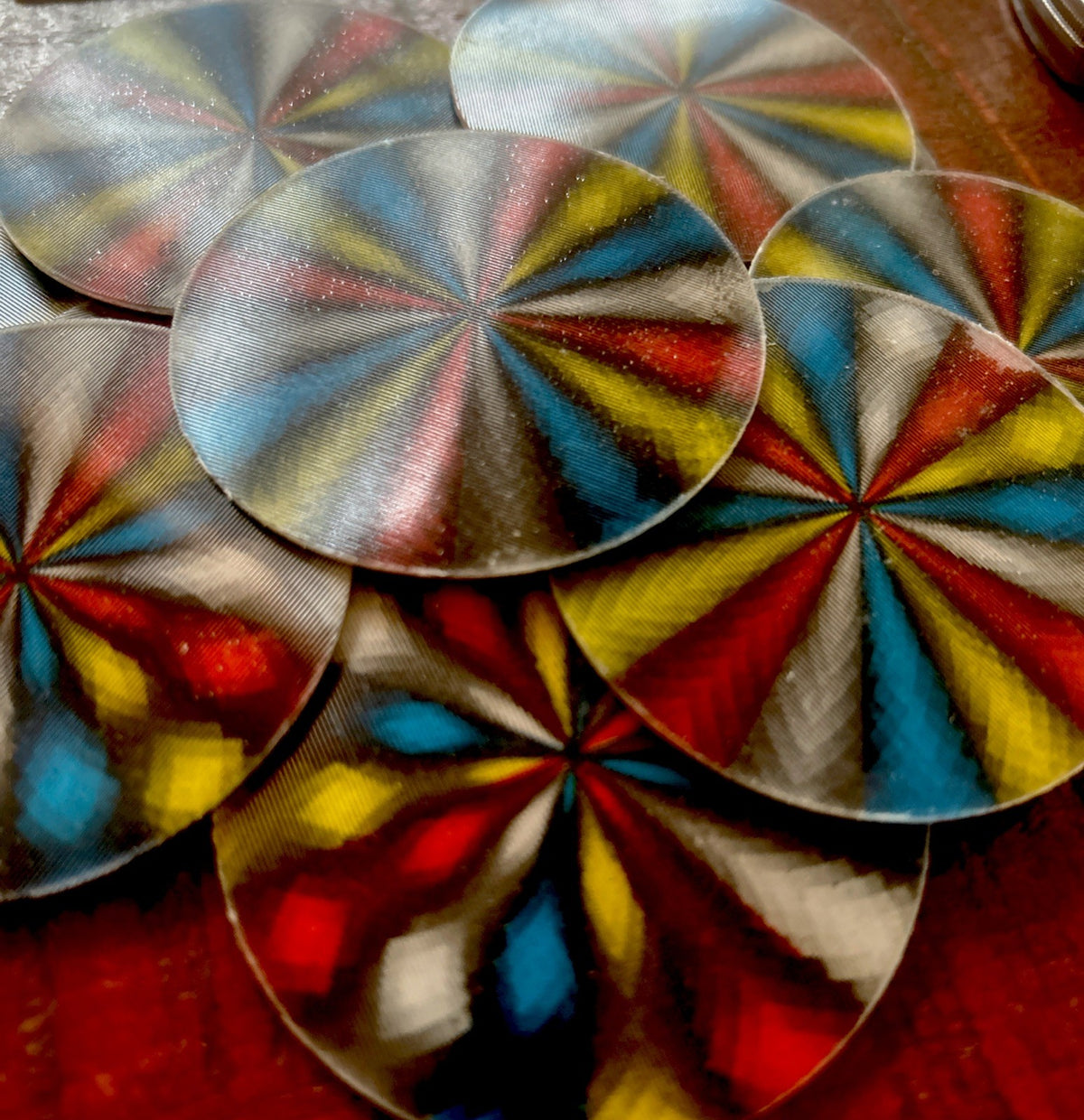 1969 Vari-Vue moving motion psychedelic discs lot 2 - photo 2