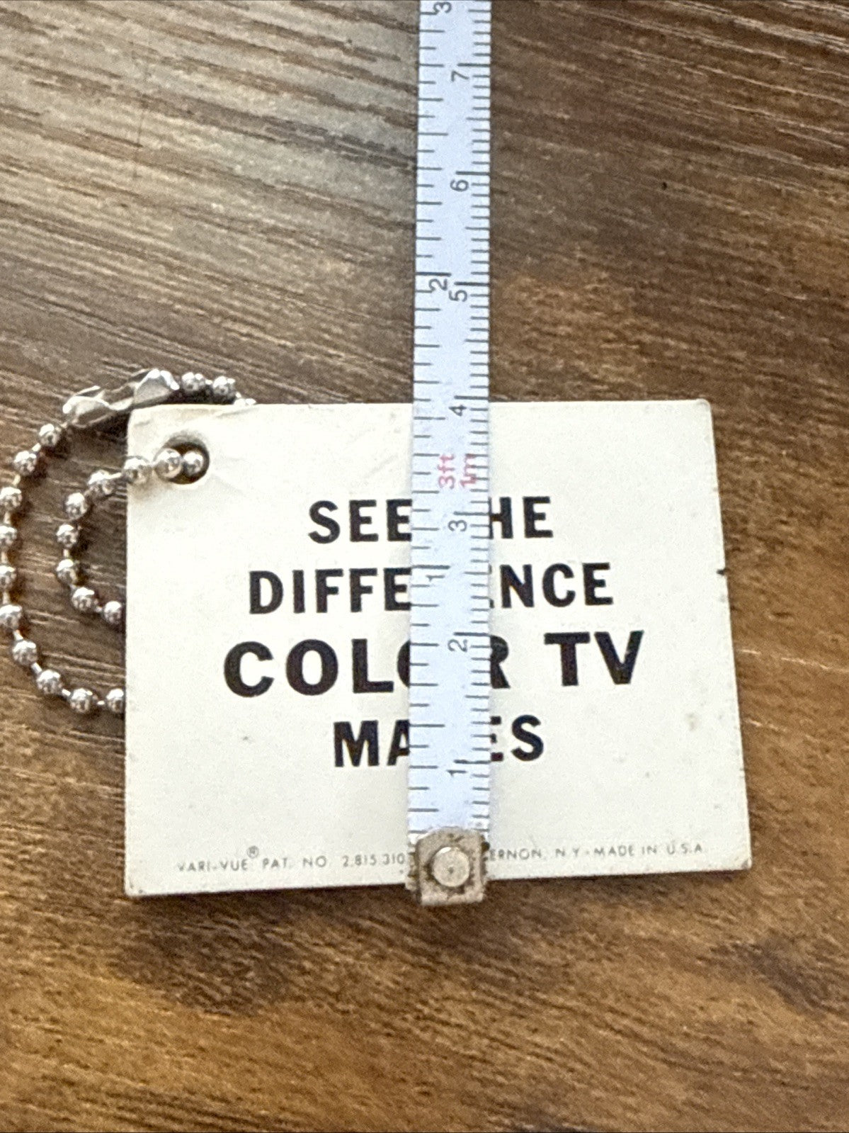 1950s RCA Victor Dinah Shore color TV promo keychain - photo 7