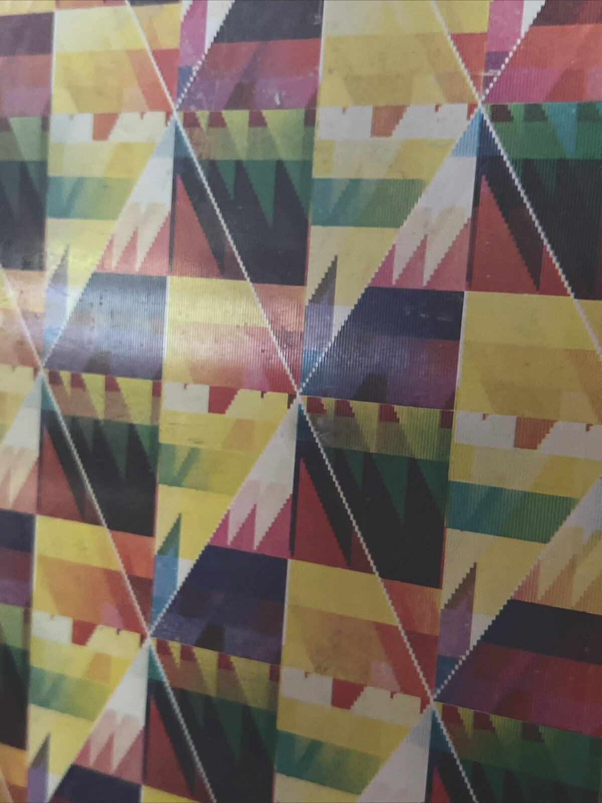 1960s Vari Vue psychedelic geometrical moving motion art 14x16 - photo 4