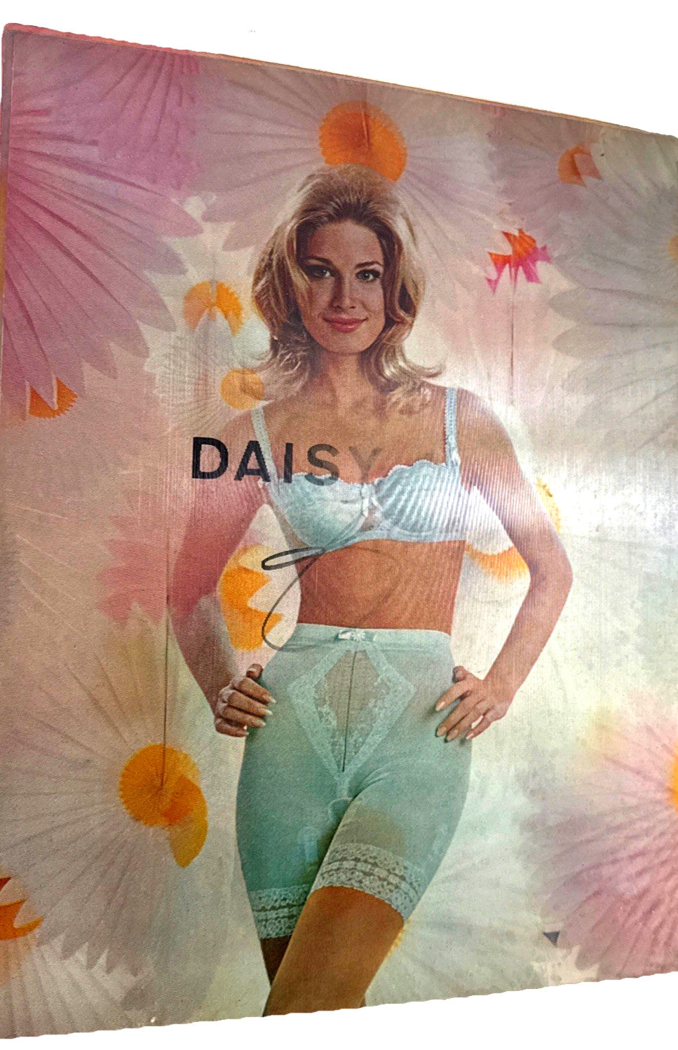 Daisy Fresh Lingerie 1960s Vari-Vue 14x16 lenticular 3D picture