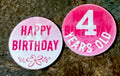Vintage Vari-Vue 2-phase Happy Birthday 4 years old small lenticulars