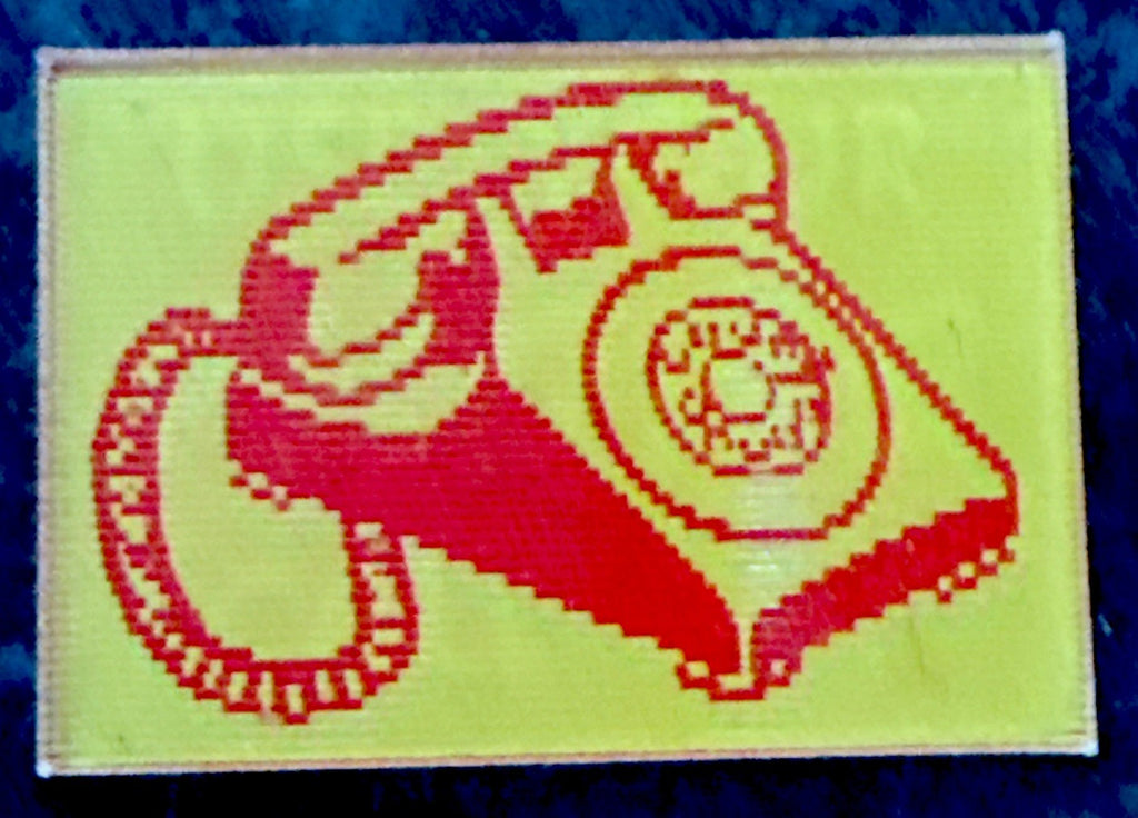 Vari-Vue Use Your Phone Call Us 1960s 2-phase flicker lenticular