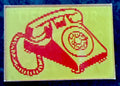 Vari-Vue Use Your Phone Call Us 1960s 2-phase flicker lenticular