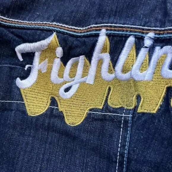 Vintage Artful Dodger Y2K baggy denim jeans embroidered size 34 - photo 6