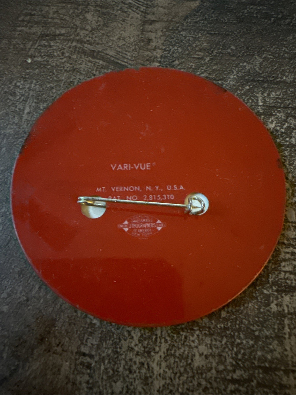 Vintage DEVO promotional Vari-Vue lenticular button - photo 3