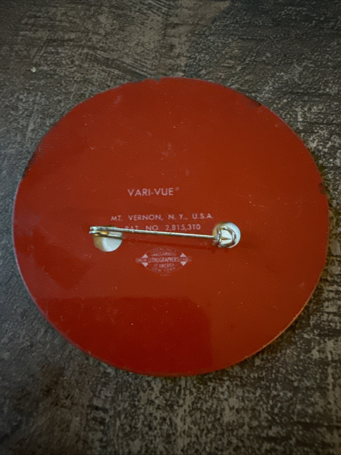 Vintage DEVO promotional Vari-Vue lenticular button - photo 3