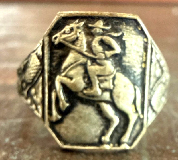 1950s Roy Rogers on horse western rings lot of 12
