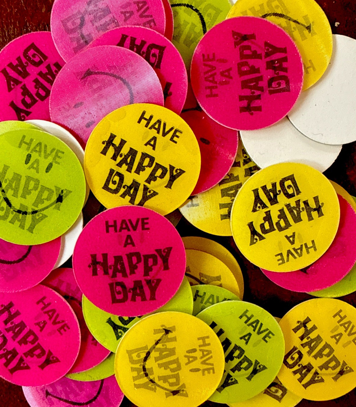1960s Vari-Vue Have a Happy Day smiley face lenticulars lot of 60 - photo 2