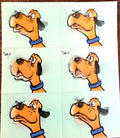 1960s Vari-Vue dog fights fly motion animation lenticular uncut sheet