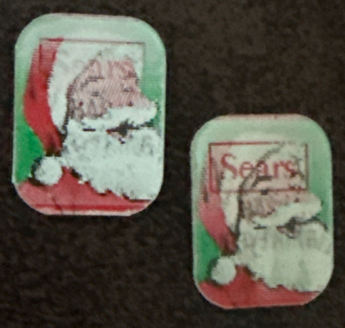2-Sears Has Everything Advertising VTG RING INSERTS 3D Flicker Christmas Santa - photo 5