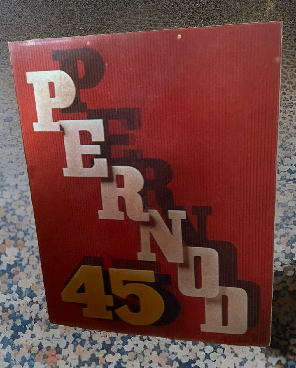 1950s Vari-Vue Pernod 45 whisky sign 14x11 Grafa Paris - photo 3