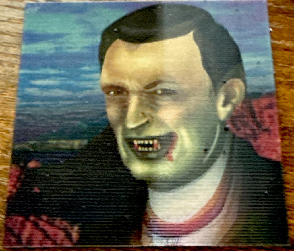Vintage lenticular 2-phase Bela Lugosi Dracula flicker - photo 3