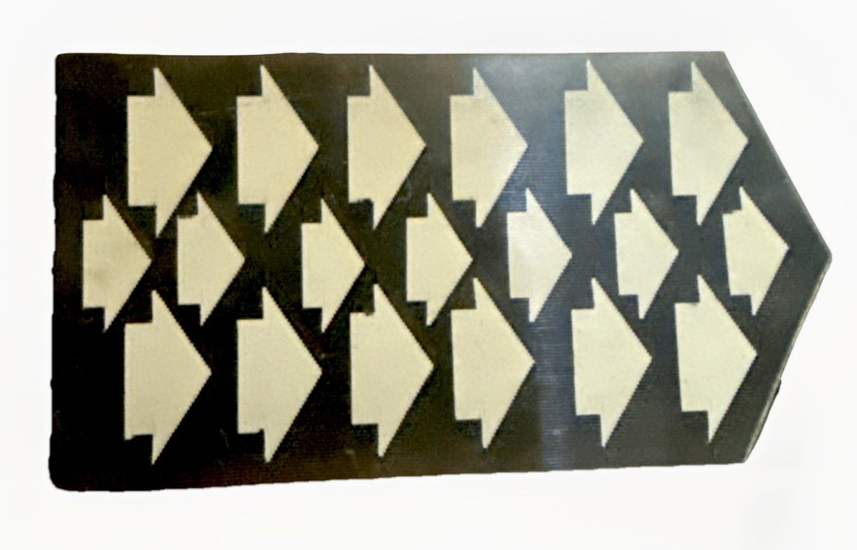 SCARCE 1960S VARI VUE MOVING MOTION LENTICULAR ARROWS BLACK & WHITE - photo 2