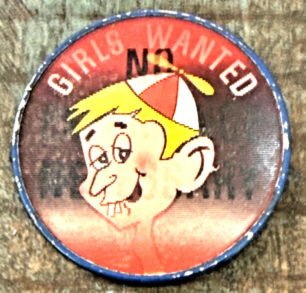 1950s Vari-Vue Girls Wanted 2-phase pin