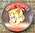 1950s Vari-Vue Girls Wanted 2-phase pin