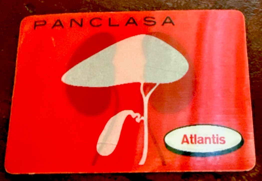 Spanish Vari-Vue lenticular Atlantis Panclasa ad card - photo 2