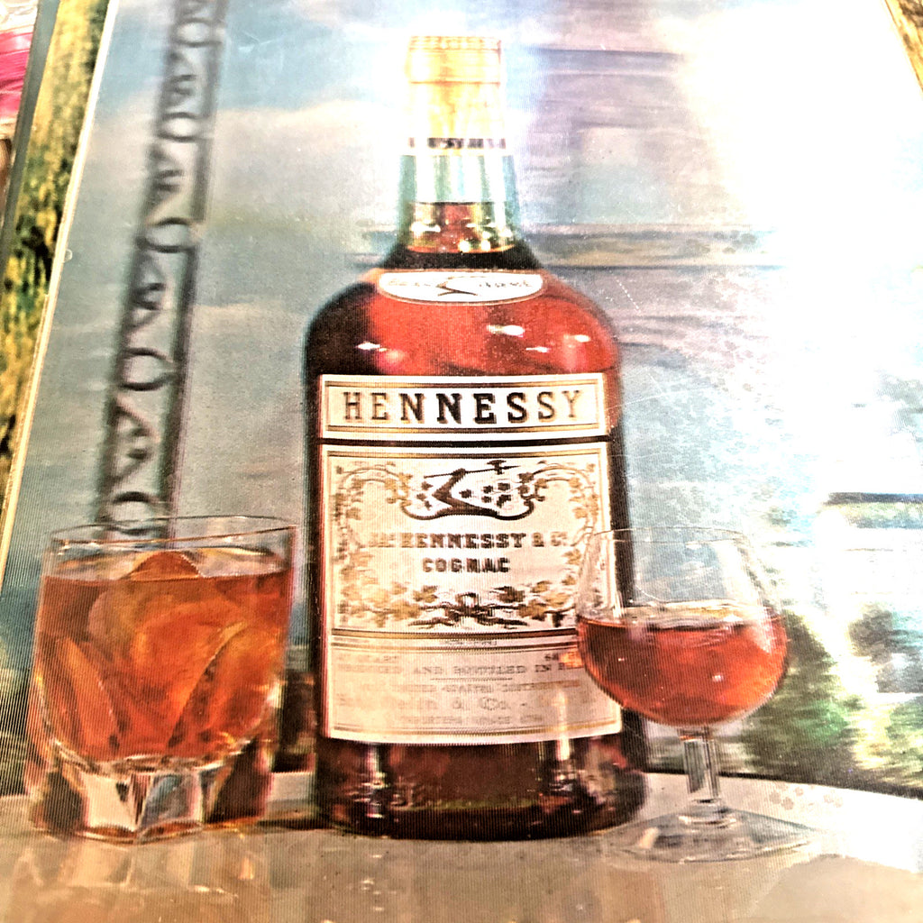Vintage Vari-Vue Hennessy Cognac Eiffel Tower lenticular 3D picture - photo 3