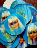 I Love Barbie 1960s Vari-Vue flicker flasher disc doll promo