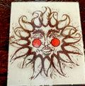 Vintage Vari-Vue man sun god blinking eye flicker