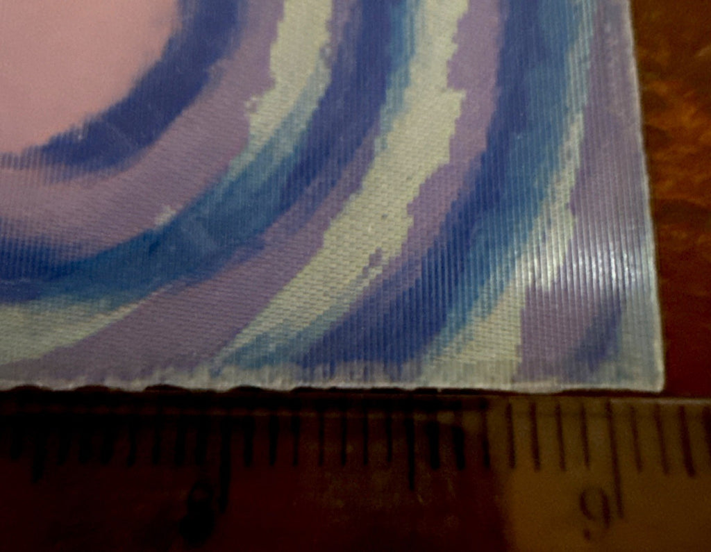 Groovy boho Vari-Vue geometric blue and pink swirls lenticulars - photo 4