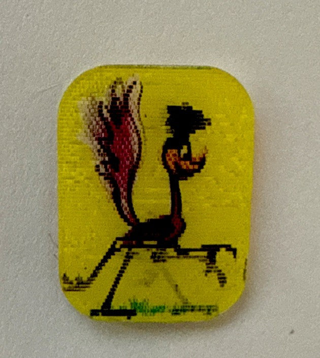 1970s Vari Vue Road Runner Beep Beep unused ring insert - photo 3
