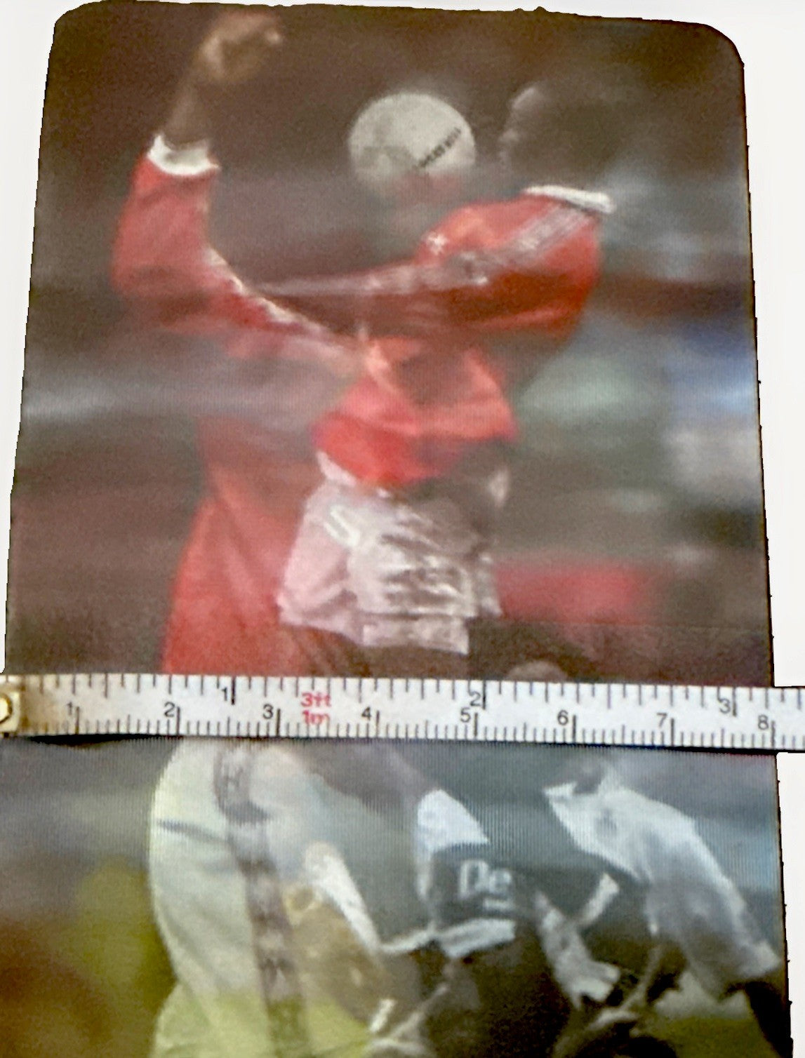 Lenticular Dwight Yorke Manchester soccer 1989 - photo 5