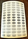 1969 Vari-Vue Seagrams 100 Pipers Scotch lenticular calendar