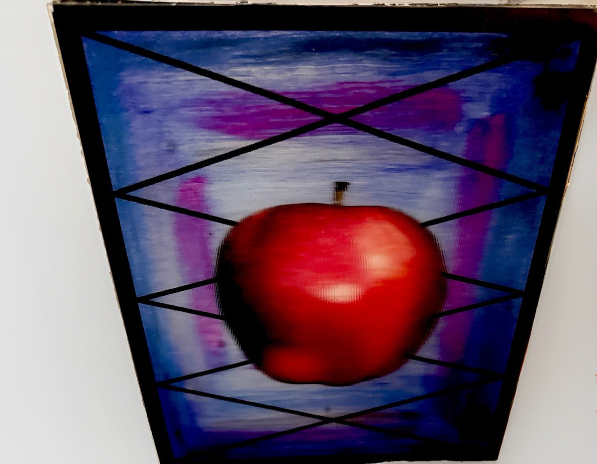 3D lenticular Depthography R. Munn suspended apple 8x10 - photo 4
