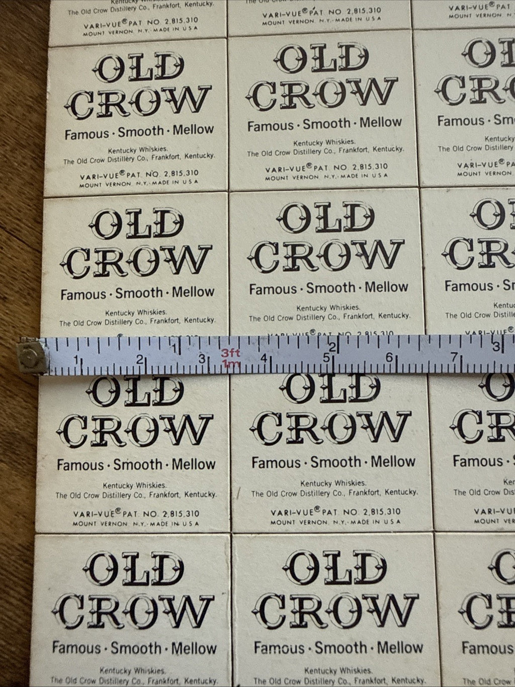 1960S VARI VUE OLD CROW GOOD LUCK LENTICULAR 2 PHASE UNCUT SHEET OF 20 - photo 7