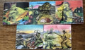 1960s Vari-Vue MIO war battle scene lenticular flicker tiles