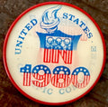 1980 US Olympic Committee Vari-Vue flicker lenticular pin
