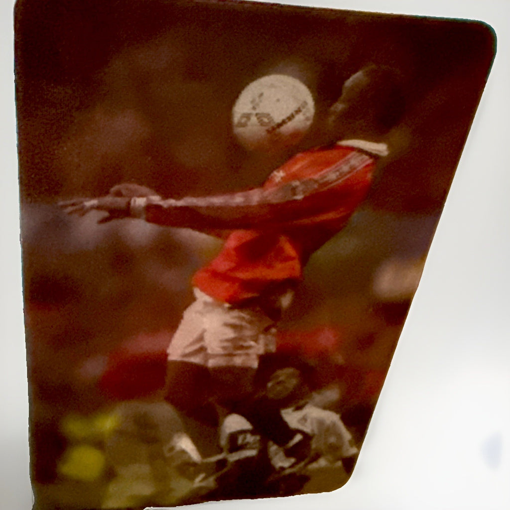 Lenticular Dwight Yorke Manchester soccer 1989 - photo 4