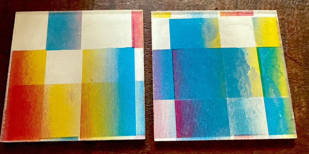 1960s funkadelic Vari-Vue small geometric lenticulars