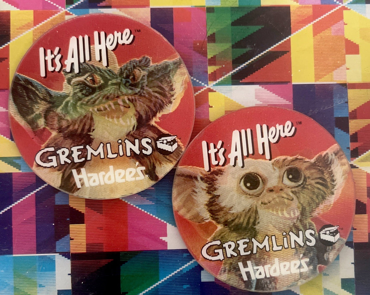 Gremlins Hardee's promotional employee premium Vari-Vue pin - photo 2