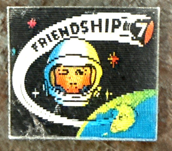 1962 Vari-Vue lenticular NASA Friendship 7 Mercury-Atlas mission John Glenn