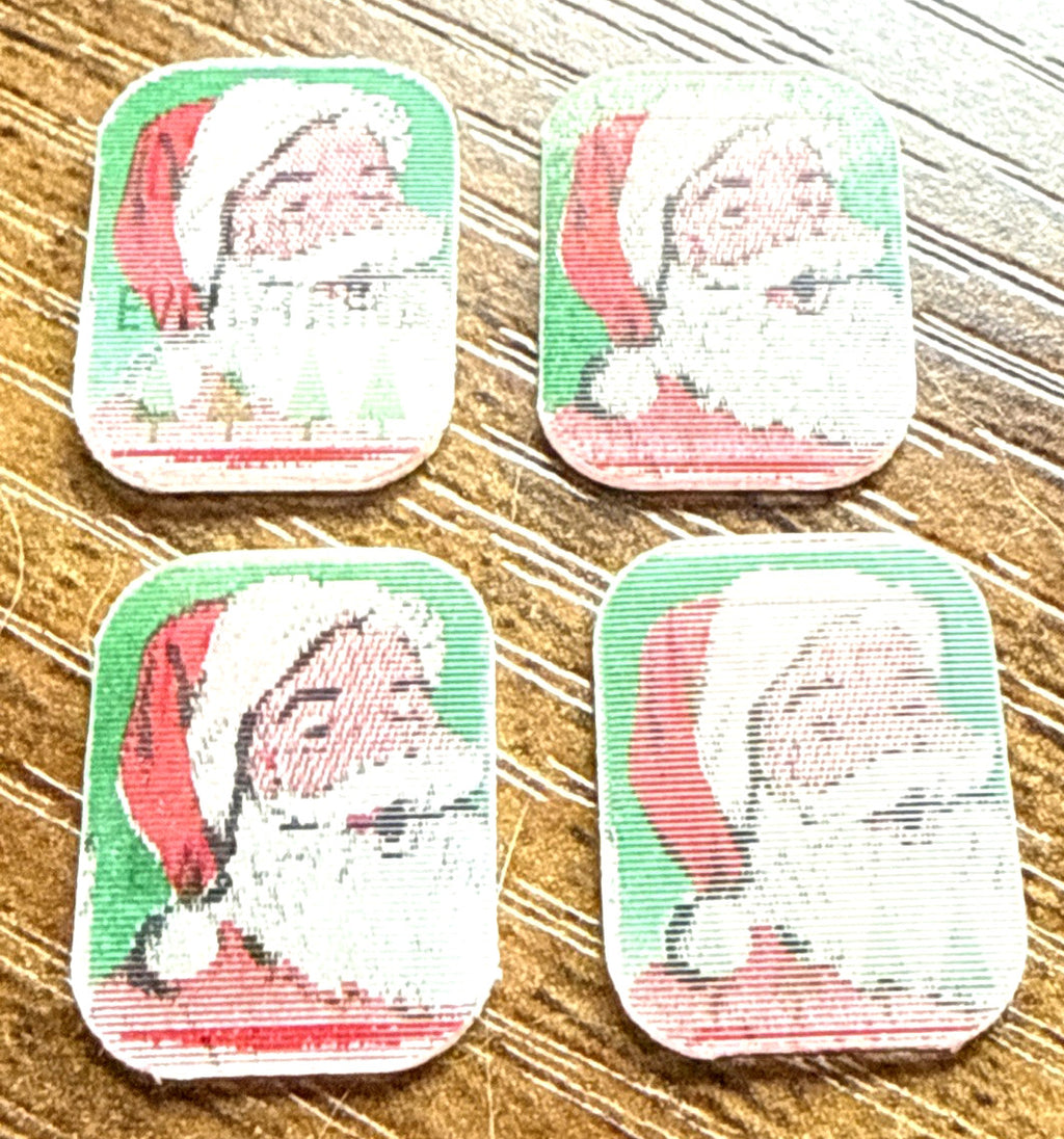 1960s Sears Christmas promo Santa Claus Vari-Vue flicker ring inserts - photo 3