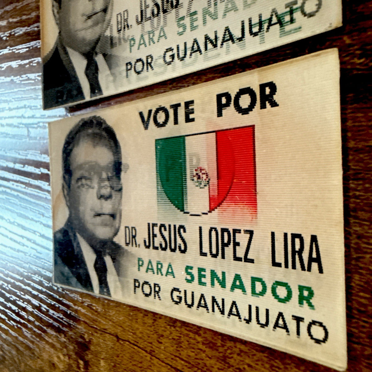 2-1958 VARI-VUE LENTICULAR FLICKER POLITICAL LOPEZ MATEOS/DR.JESUS LOPEZ LIRA - photo 4