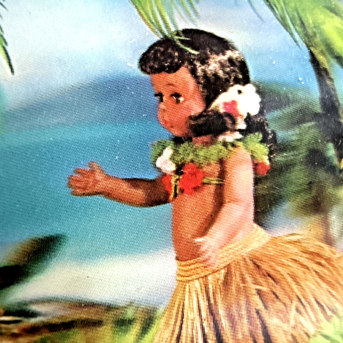 12 PC LOT 1950s VARI VUE LENTICULAR HAWAII ALOHA HULA GIRLS UNUSED POSTCARDS NOS - photo 4