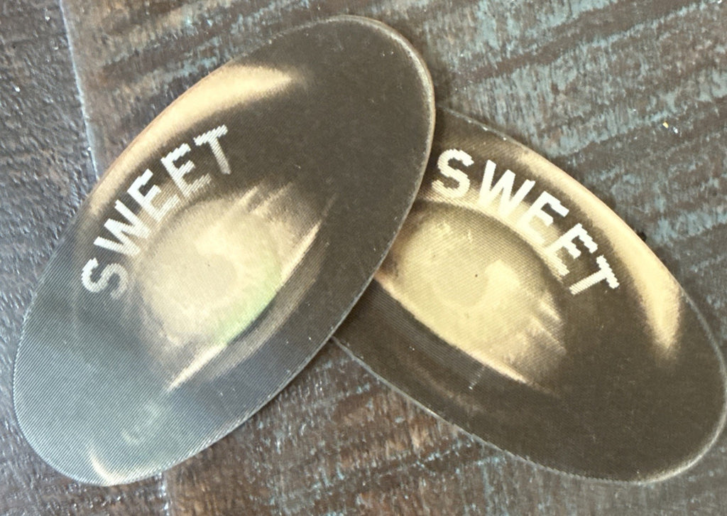 2-Vari Vue 1976 Album Promo SWEET UK Rock band Green Winking Eye Stickers NOS - photo 2