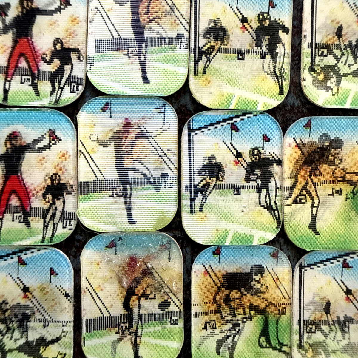 1960s original Vari-Vue unused ring inserts baseball football lot - photo 8