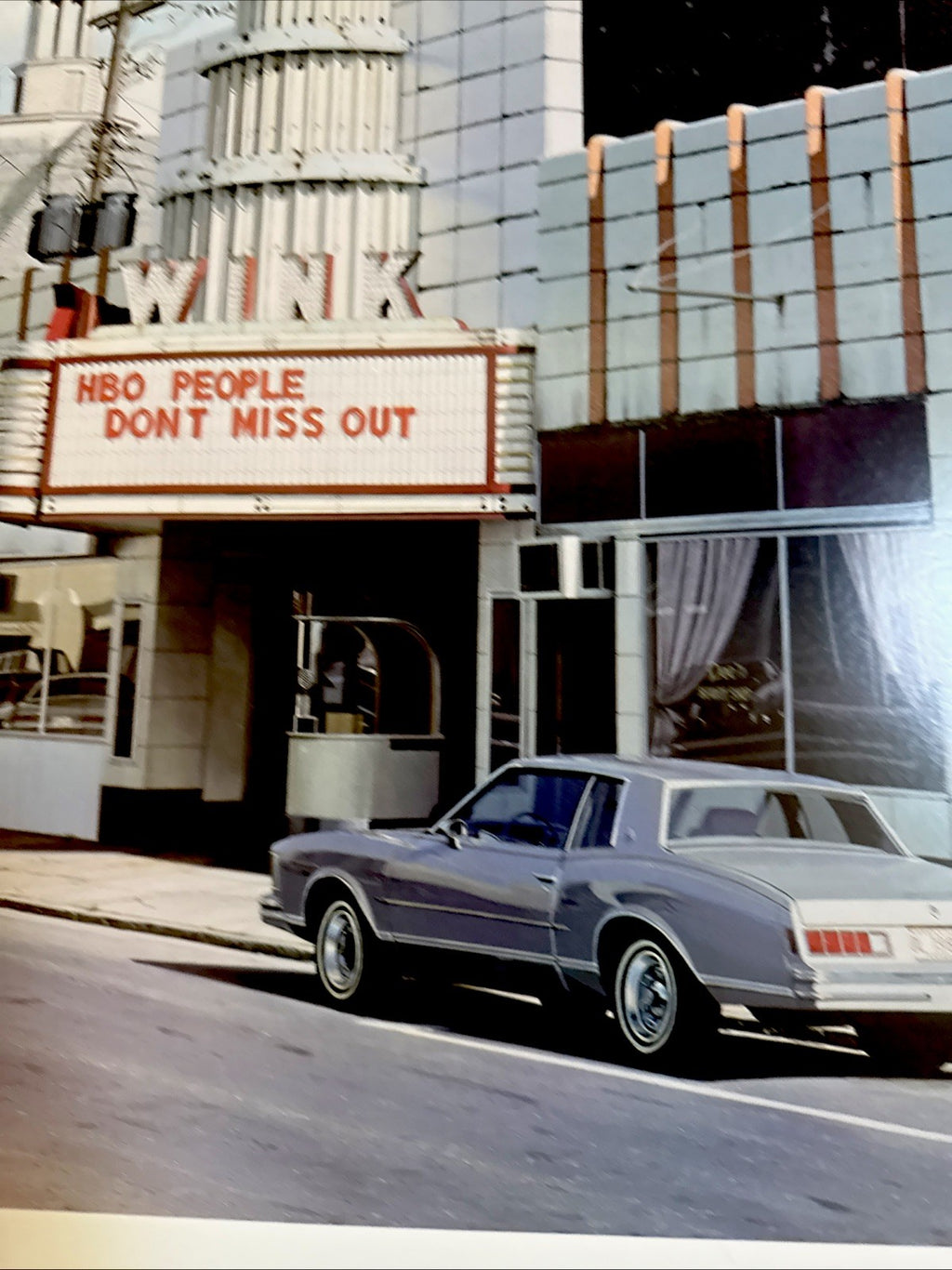 DAVIS CONE The Wink Theater/Playhouse SIGNED 19" x 20.75" Offset Lithograph 1975 - photo 3