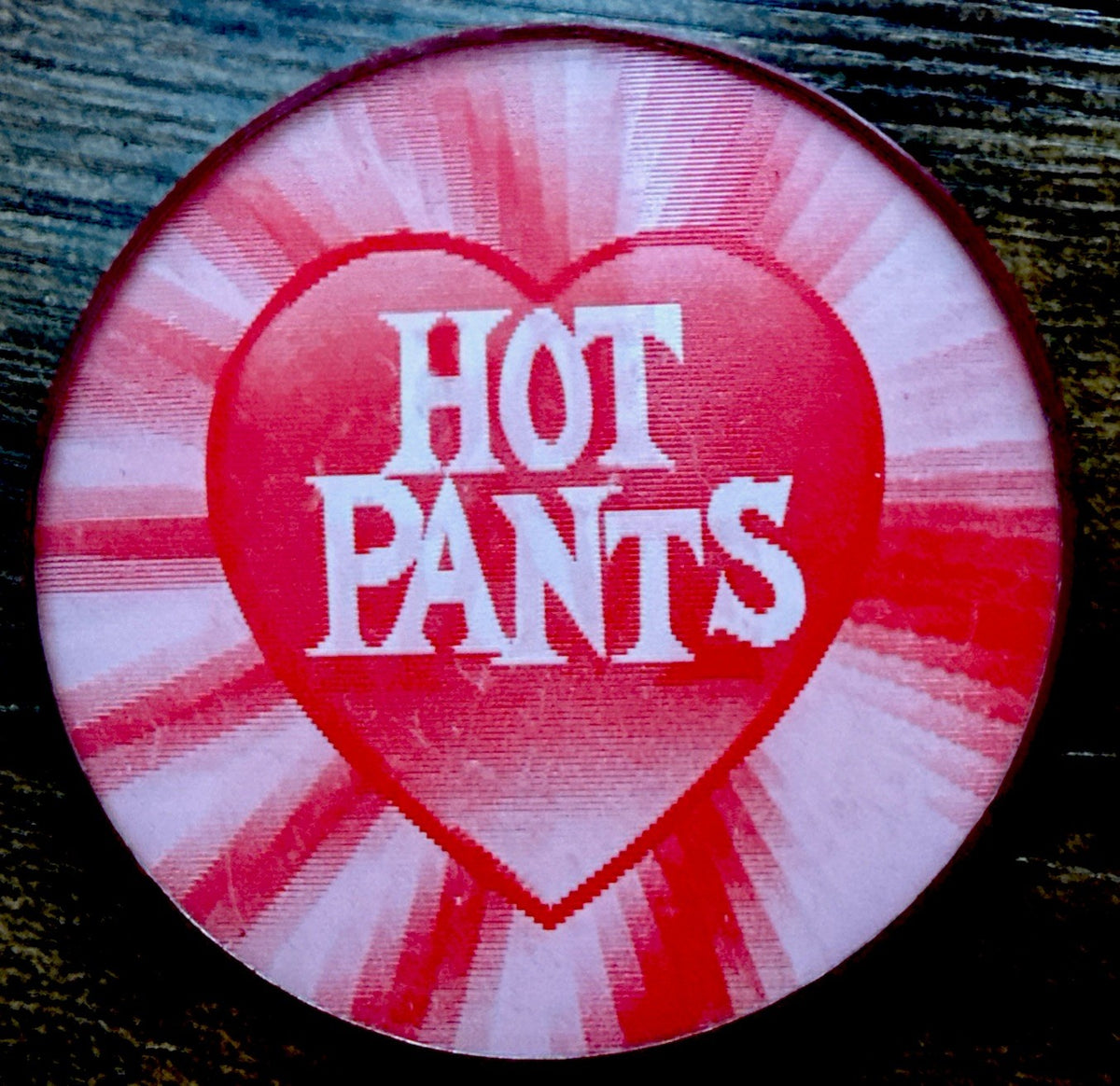We Have Hot Pants Vari Vue flicker flasher button 1960s - photo 2
