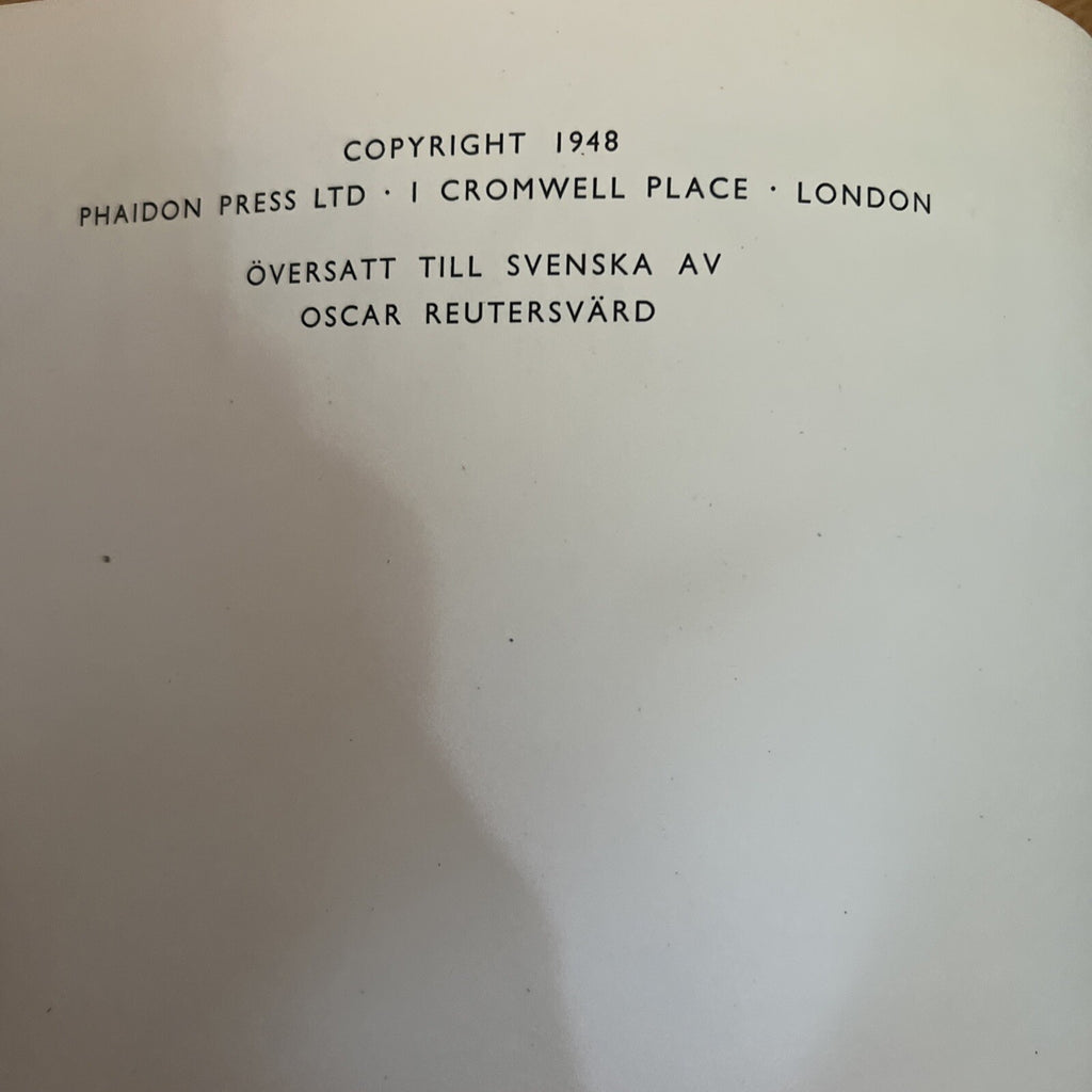 Antique Paul Cezanne book 1948 PHADON PRESS LTD IN SWEDISH EX!! - photo 8