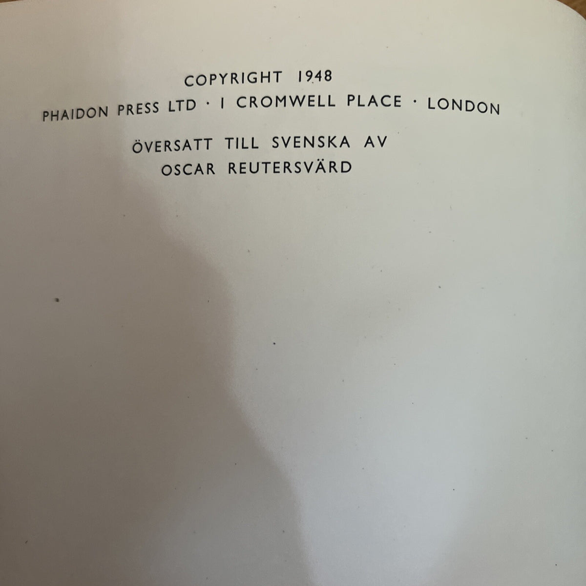Antique Paul Cezanne book 1948 PHADON PRESS LTD IN SWEDISH EX!! - photo 8