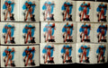 1950s Vari-Vue girl watering flowers with dog 2-phase flickers lot