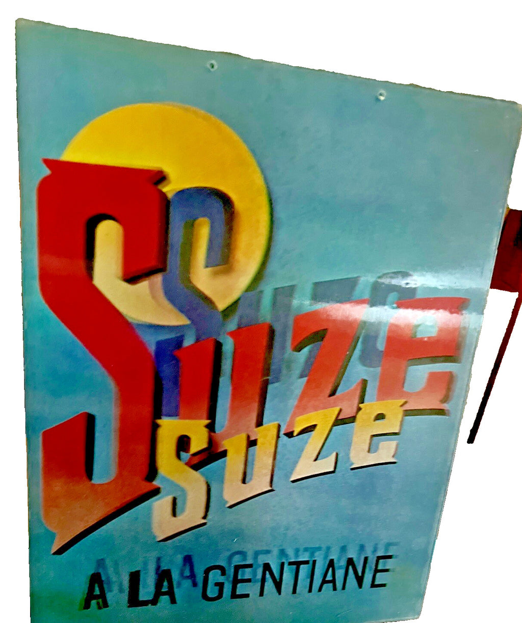 1960s French liqueur Suze a la Gentiane Vari-Vue 3D sign Picasso