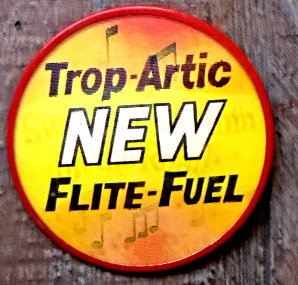 1950s Phillips 66 Trop-Artic pinback badge